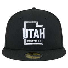 NHL Utah Mammoth New Era State Shape 1st Season 59FIFTY Fitted Hat - Black