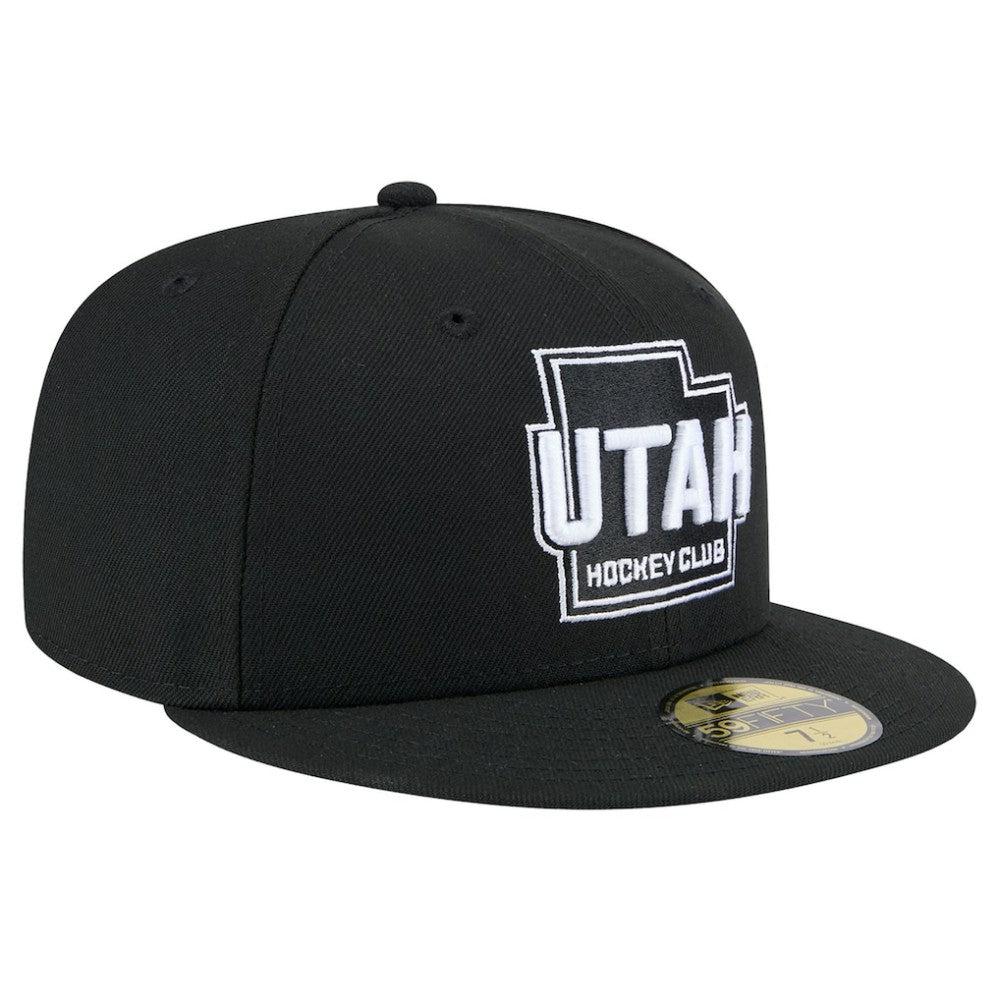 NHL Utah Mammoth New Era State Shape 1st Season 59FIFTY Fitted Hat - Black