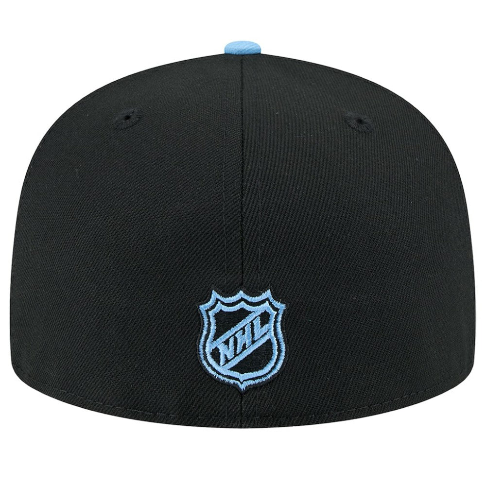 NHL Utah Mammoth New Era Lockup 1st Season 59FIFTY Fitted Hat - Black/Light Blue