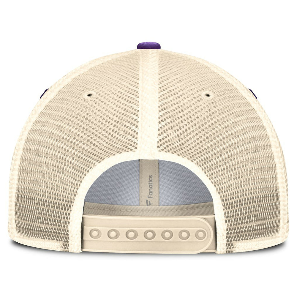 Minnesota Vikings Top of the World Team Patch Adjustable Hat Purple