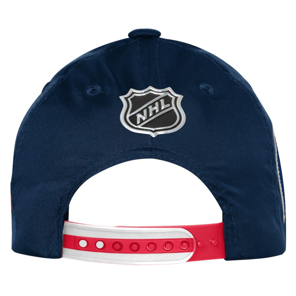 NHL New York Rangers Fanatics Youth 2025 NHL Draft Authentic Pro On-Stage Podium Adjustable Hat - Navy