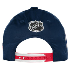 NHL New York Rangers Fanatics Youth 2025 NHL Draft Authentic Pro On-Stage Podium Adjustable Hat - Navy