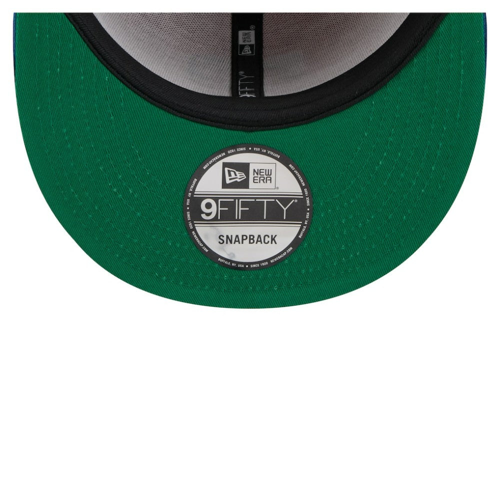 Texas Rangers New Era Retro Split Corduroy Snapback Hat - Royal/Red Hats