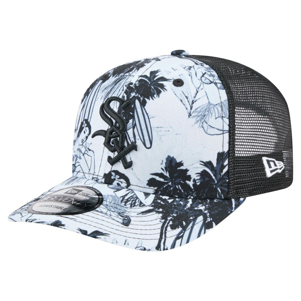 Chicago White Sox New Era Hula Trucker 9SEVENTY Adjustable Hat - Black Hats