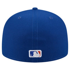 New York Mets New Era Yarn Stitch 59FIFTY Fitted Hat - Royal Hats