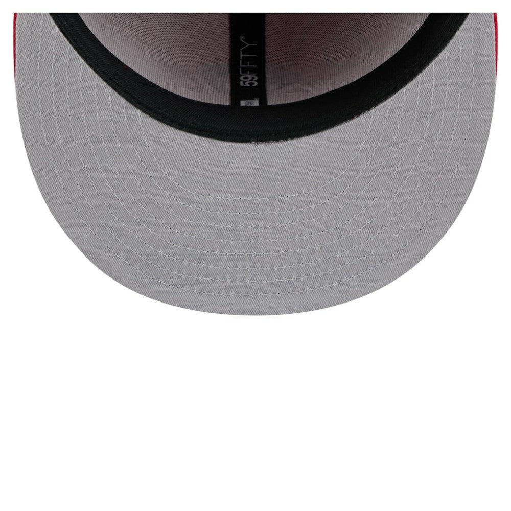 Philadelphia Phillies New Era Yarn Stitch 59FIFTY Fitted Hat - Red Hats