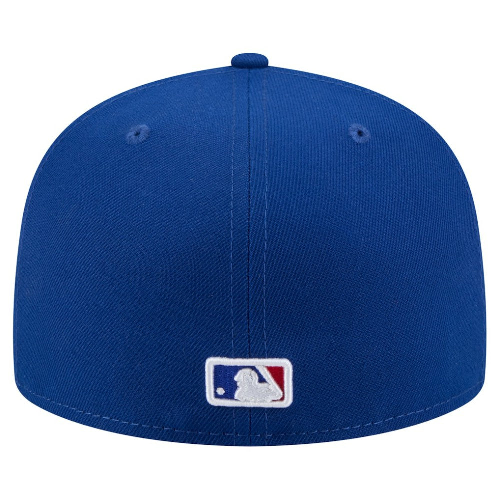 Chicago Cubs New Era Yarn Stitch 59FIFTY Fitted Hat - Royal Hats
