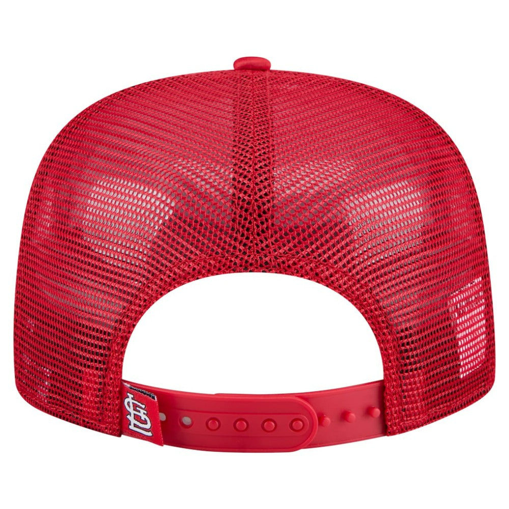 St. Louis Cardinals New Era Retro Satin Script Golfer Adjustable Hat - Red Hats