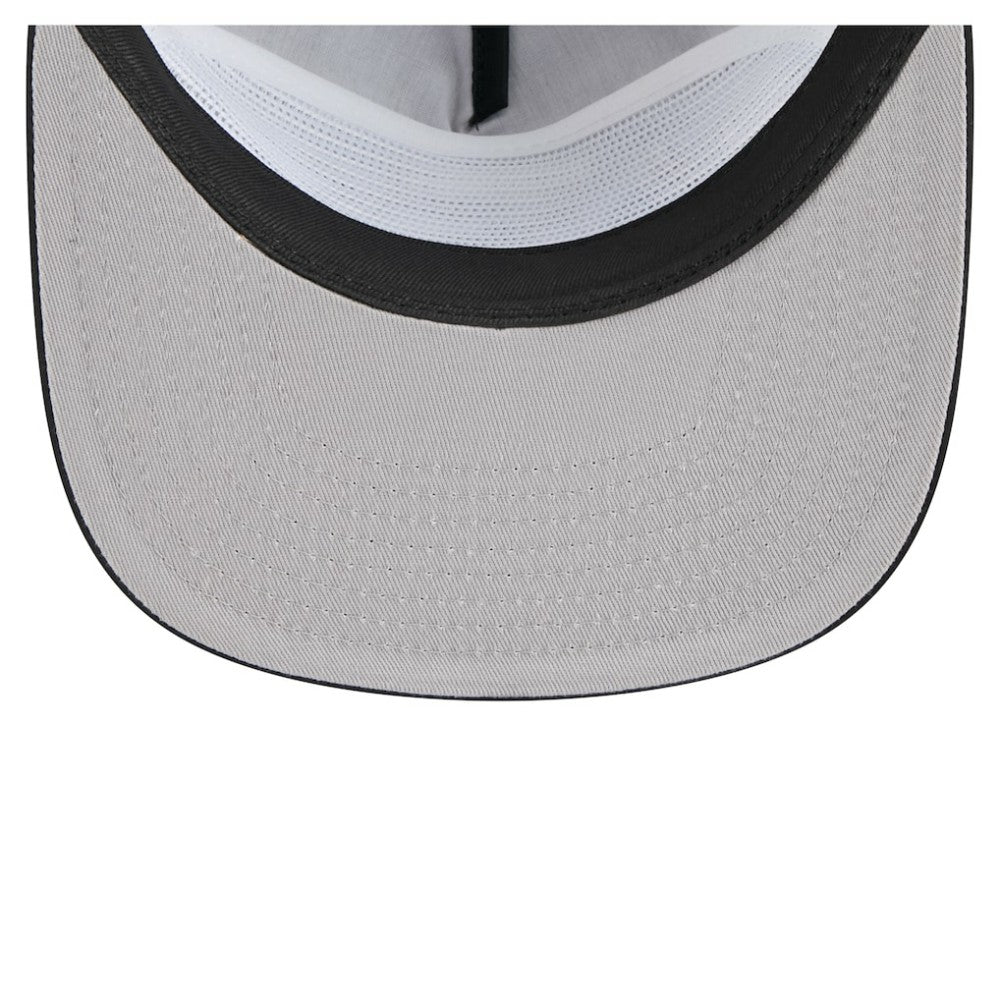 Chicago White Sox New Era Retro Satin Script Golfer Adjustable Hat - Black Hats