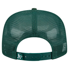 Athletics New Era Retro Satin Script Golfer Adjustable Hat - Green Hats