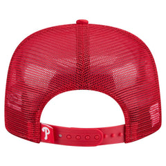 Philadelphia Phillies New Era Retro Satin Script Golfer Adjustable Hat - Red Hats