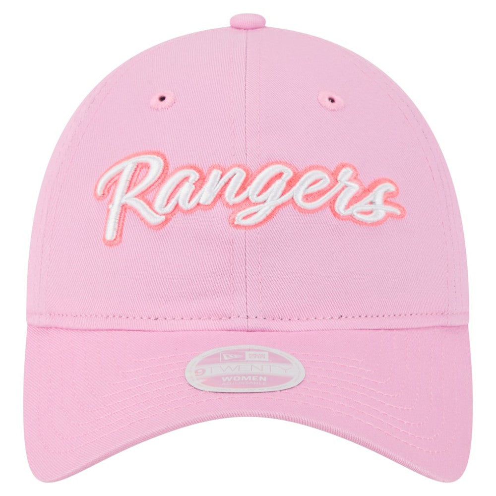 Texas Rangers New Era Women's Mother's Day 9TWENTY Adjustable Hat - Pink Hats