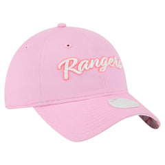 Texas Rangers New Era Women's Mother's Day 9TWENTY Adjustable Hat - Pink Hats