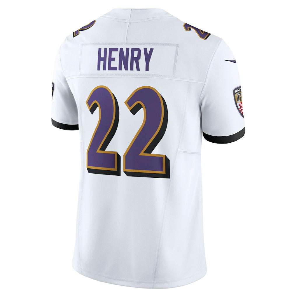 Derrick Henry Baltimore Ravens Vapor F.U.S.E. Limited Jersey White