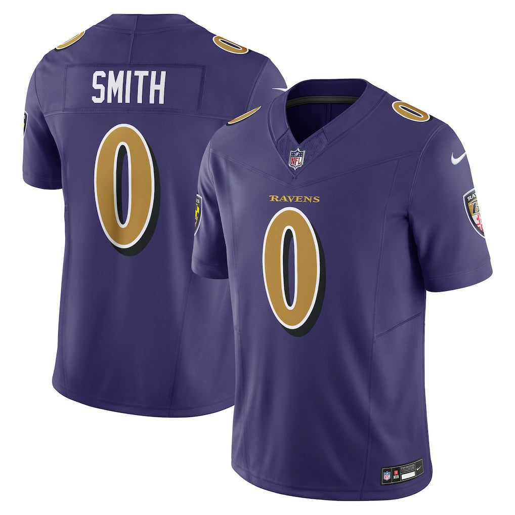 Roquan Smith Baltimore Ravens Alternate 2 Vapor F.U.S.E. Limited Jersey Purple