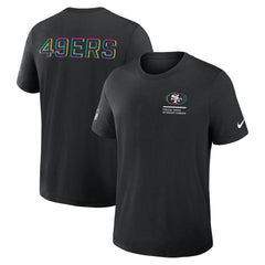 San Francisco 49ers Tall 2025 NFL Crucial Catch Tri-Blend Dri-FIT T-Shirt Black