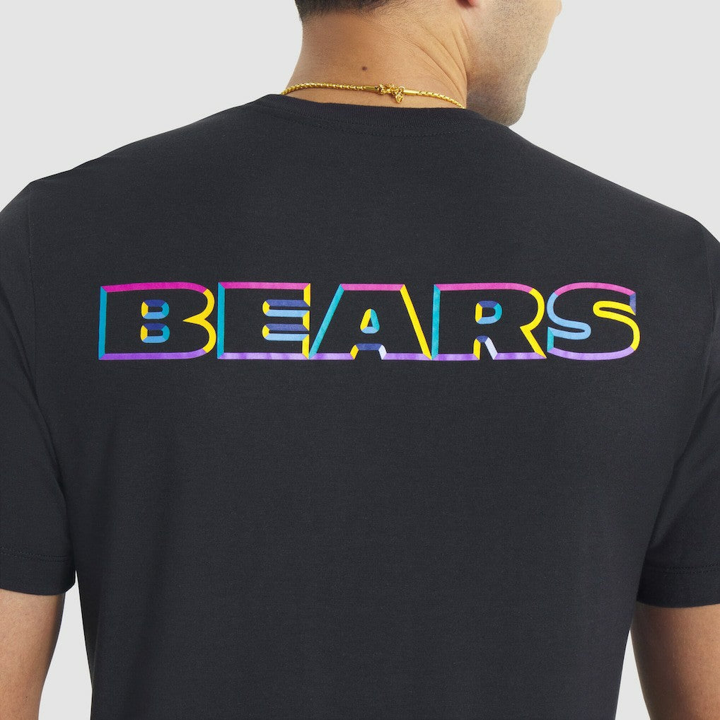 Chicago Bears Tall 2025 NFL Crucial Catch Tri-Blend Dri-FIT T-Shirt Black
