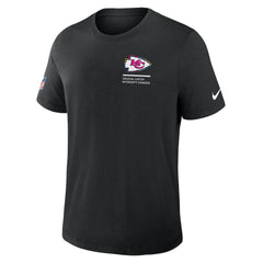 Kansas City Chiefs Tall 2025 NFL Crucial Catch Tri-Blend Dri-FIT T-Shirt Black