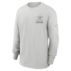Dallas Cowboys Essential Heavy Max90 Long Sleeve T-Shirt Gray