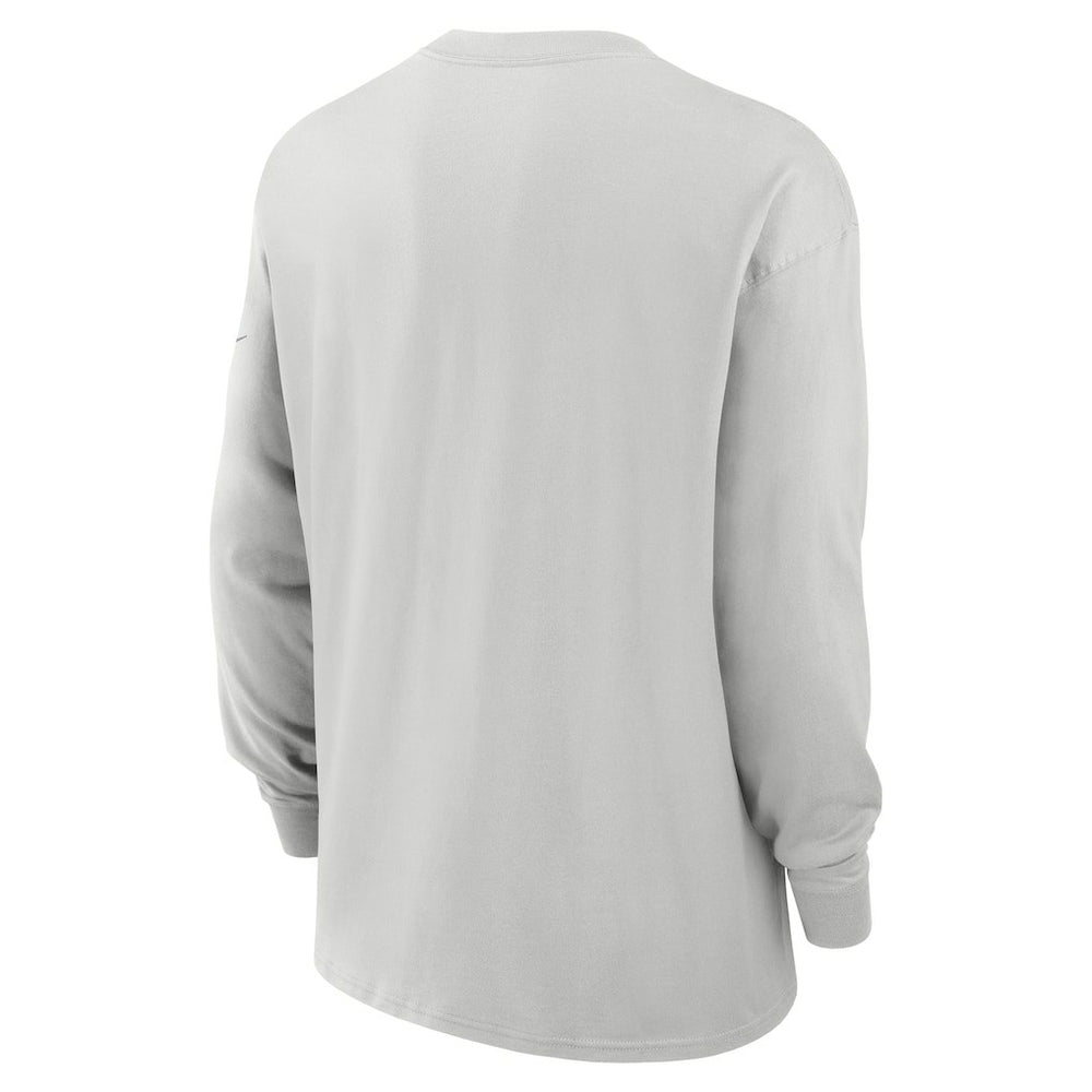 New York Jets Essential Heavy Max90 Long Sleeve T-Shirt Gray
