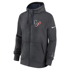 Houston Texans Primetime Club Full-Zip Hoodie Anthracite