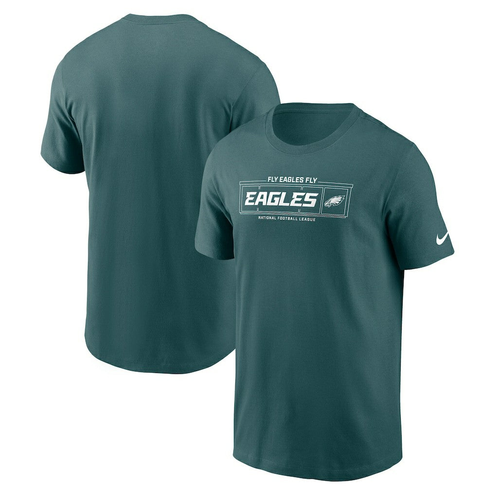Philadelphia Eagles Primetime Local Essential T-Shirt Midnight Green