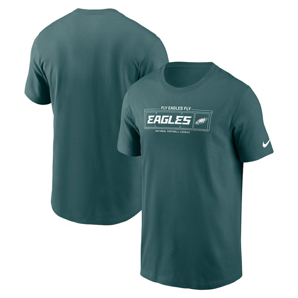 Philadelphia Eagles Primetime Local Essential T-Shirt Midnight Green