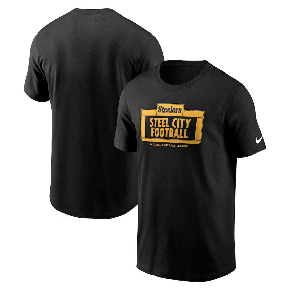 Pittsburgh Steelers Primetime Local Essential T-Shirt Black