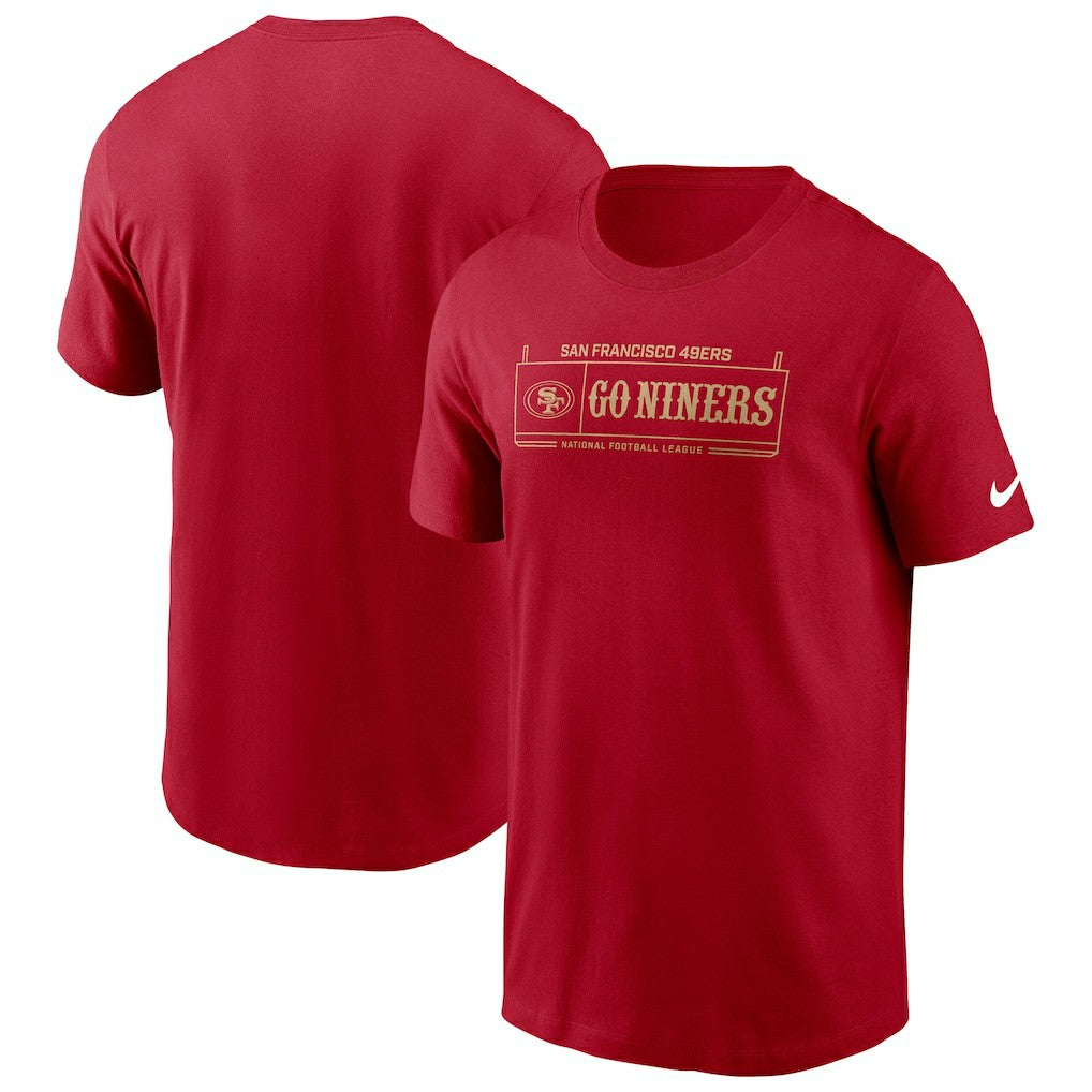 San Francisco 49ers Primetime Local Essential T-Shirt Scarlet