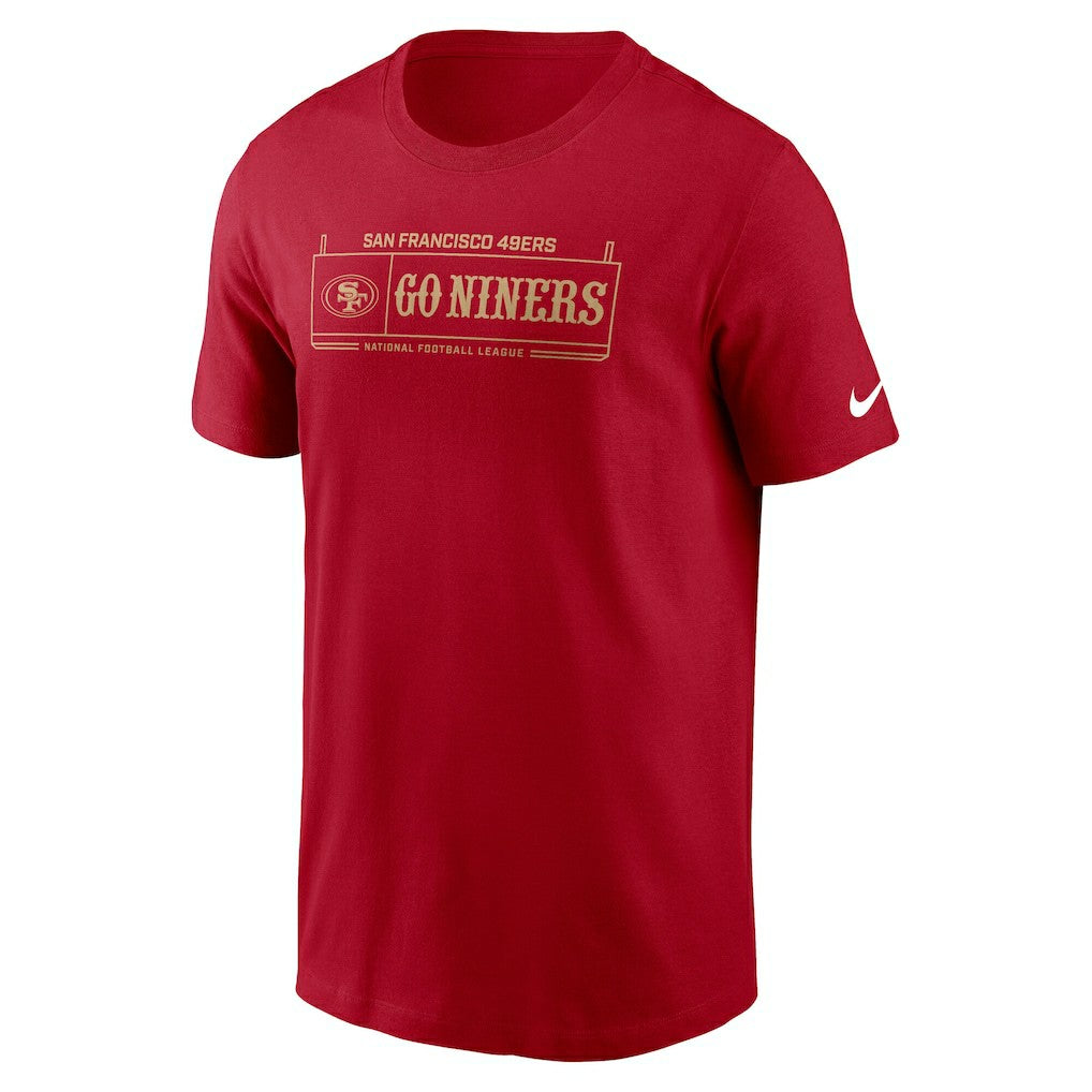 San Francisco 49ers Primetime Local Essential T-Shirt Scarlet
