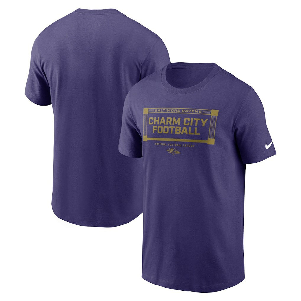 Baltimore Ravens Primetime Local Essential T-Shirt Purple