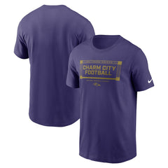 Baltimore Ravens Primetime Local Essential T-Shirt Purple