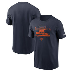 Chicago Bears Primetime Local Essential T-Shirt Navy