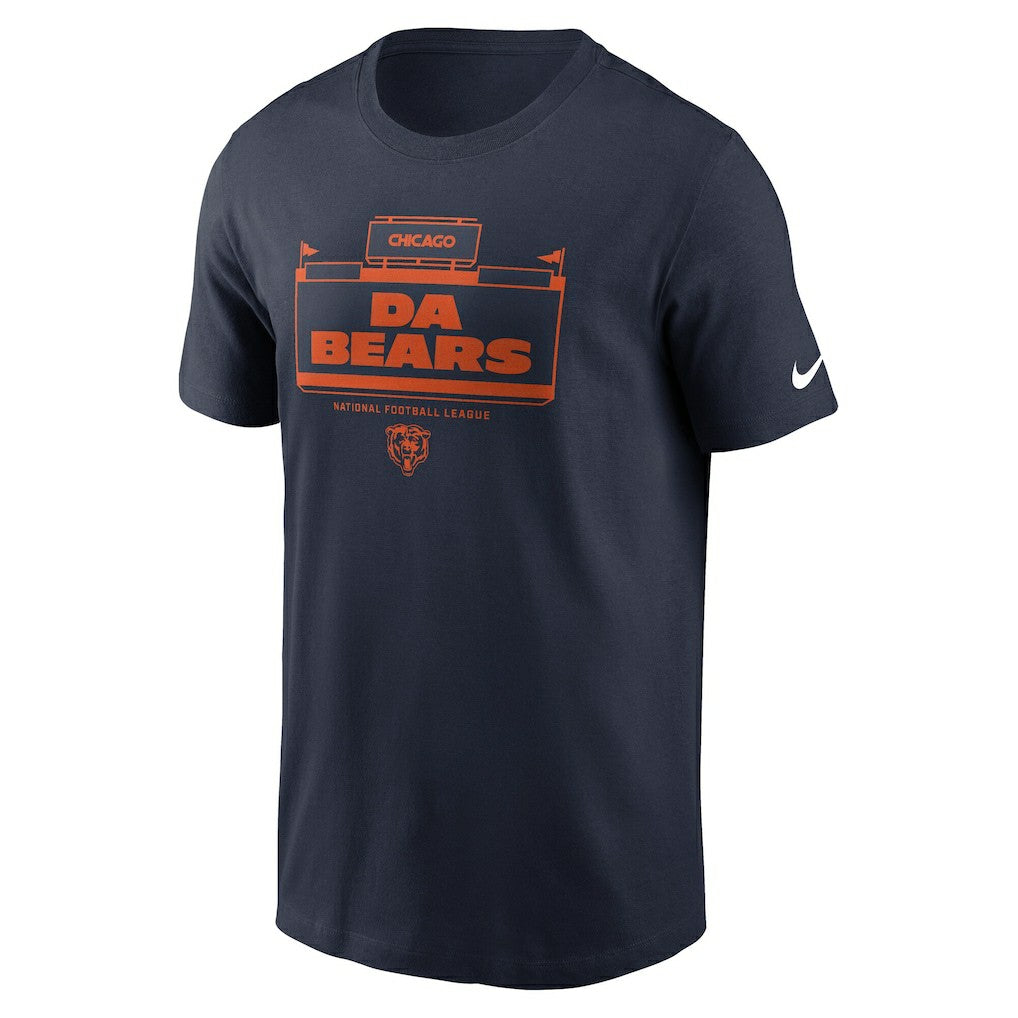 Chicago Bears Primetime Local Essential T-Shirt Navy