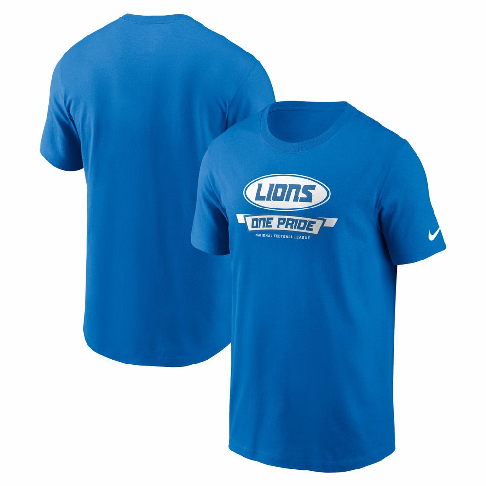Detroit Lions Primetime Local Essential T-Shirt Blue