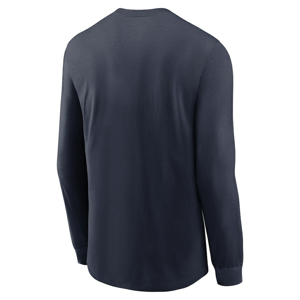 Chicago Bears Play to Win Essential Long Sleeve T-Shirt Navy
