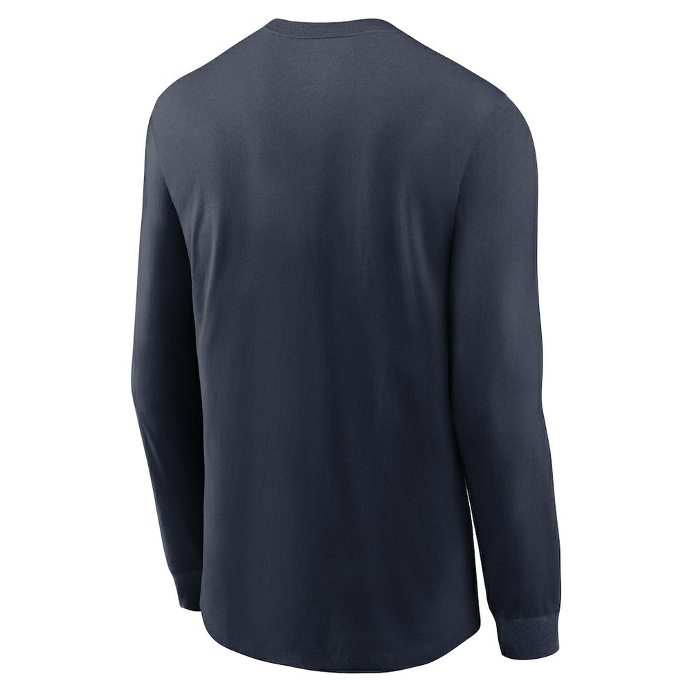 Chicago Bears Play to Win Essential Long Sleeve T-Shirt Navy