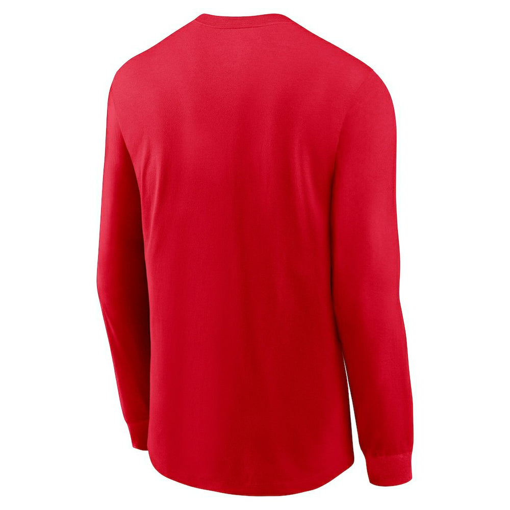 Kansas City Chiefs Play to Win Essential Long Sleeve T-Shirt Red