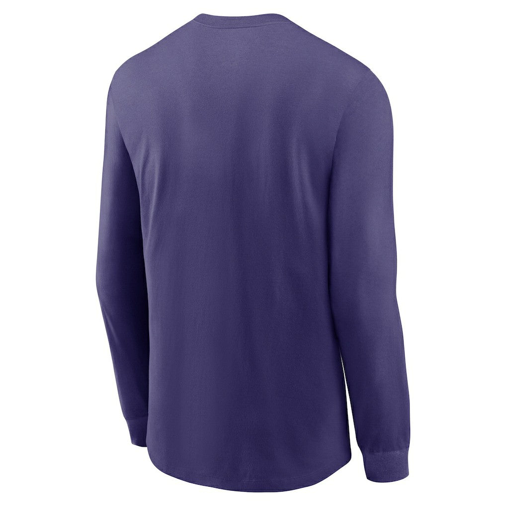 Baltimore Ravens Play to Win Essential Long Sleeve T-Shirt Purple