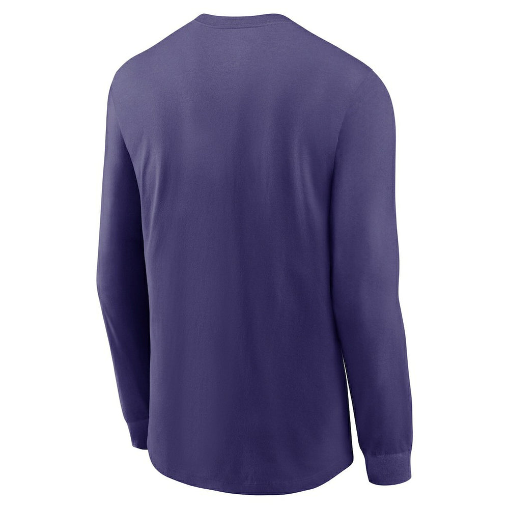 Baltimore Ravens Play to Win Essential Long Sleeve T-Shirt Purple
