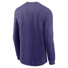 Baltimore Ravens Play to Win Essential Long Sleeve T-Shirt Purple