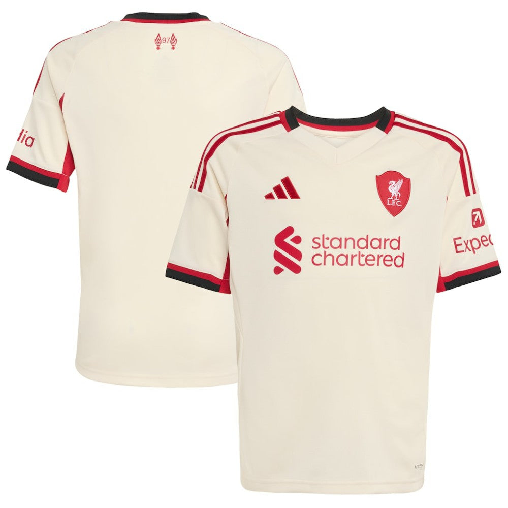 Liverpool Youth 2025/26 Away Replica Jersey White sale