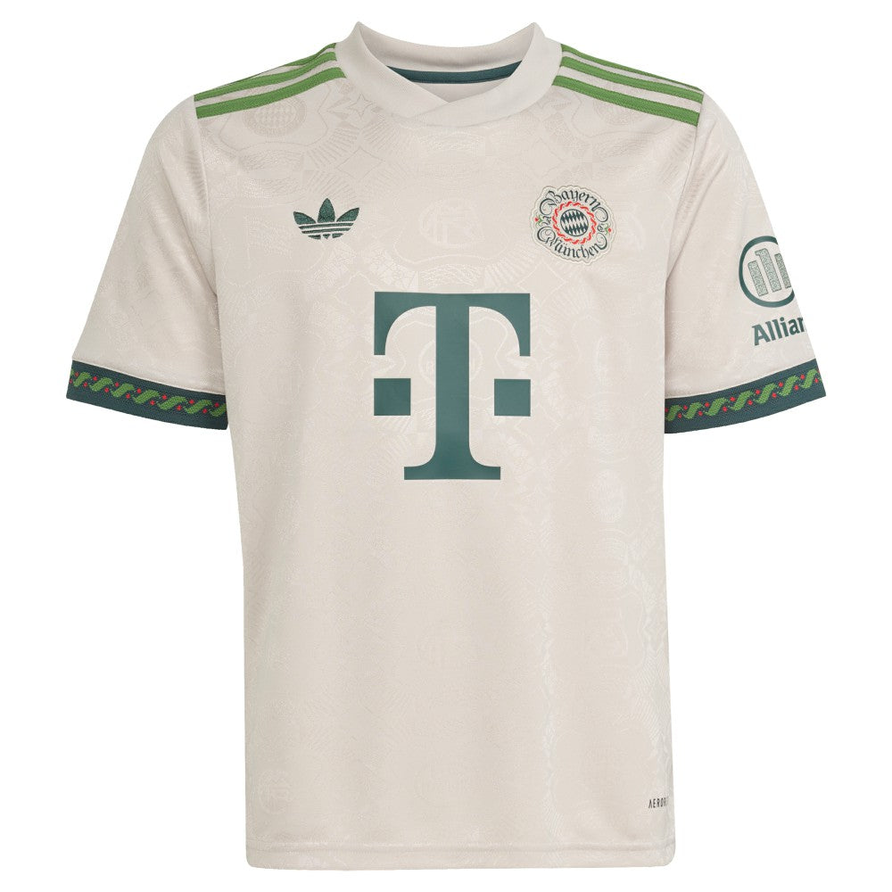 Bayern Munich Youth 2025/26 Fourth Replica Jersey Tan