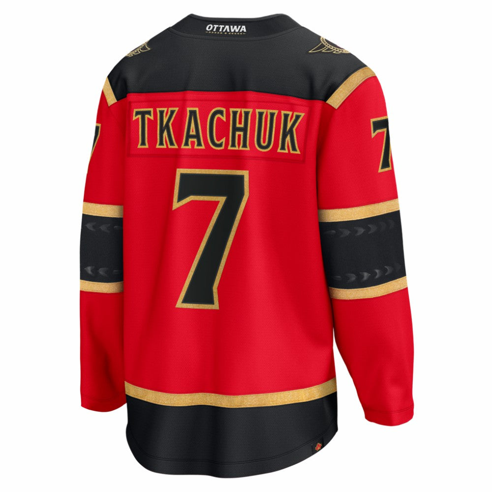 NHL Brady Tkachuk Ottawa Senators Fanatics Alternate Breakaway Jersey - Red