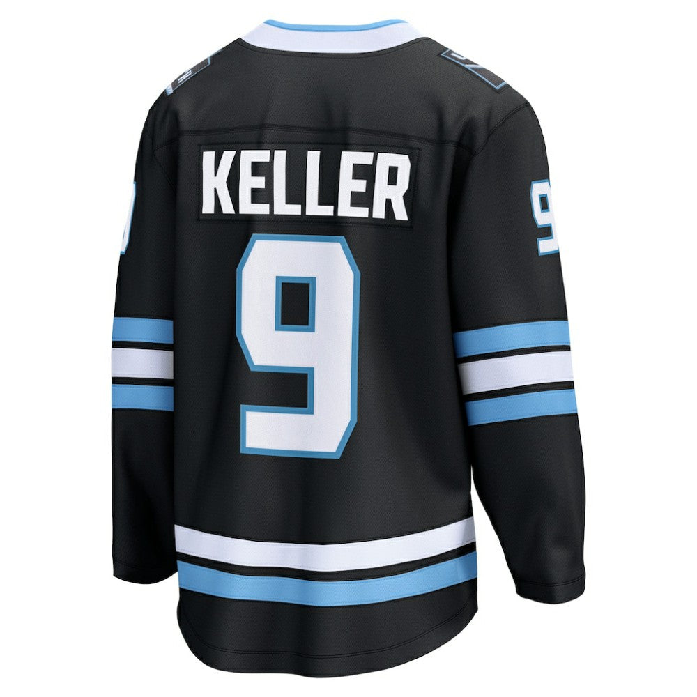 NHL Clayton Keller Utah Mammoth Fanatics Home Breakaway Player Jersey - Black