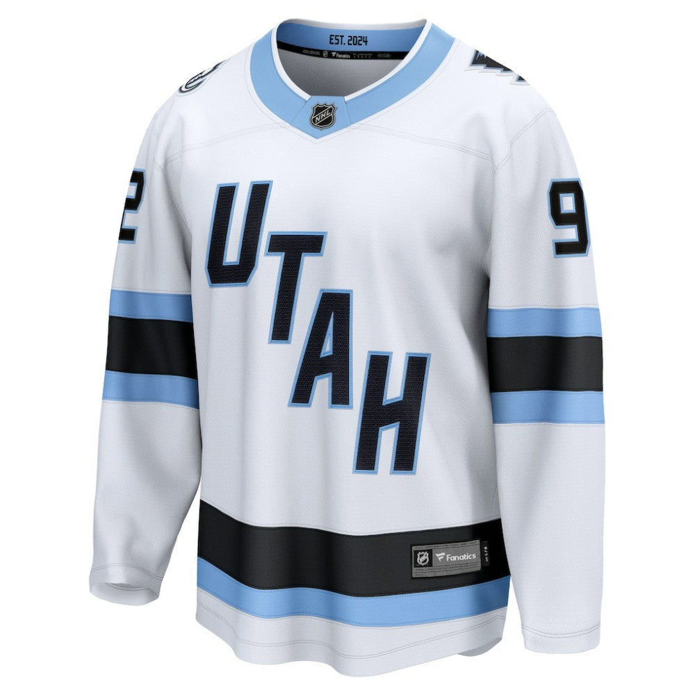 NHL Logan Cooley Utah Mammoth Fanatics Away Breakaway Player Jersey - White
