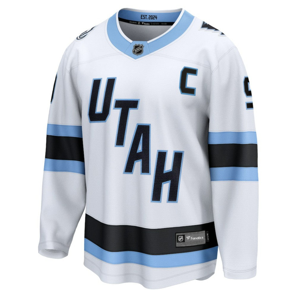 NHL Clayton Keller Utah Mammoth Fanatics Away Breakaway Player Jersey - White