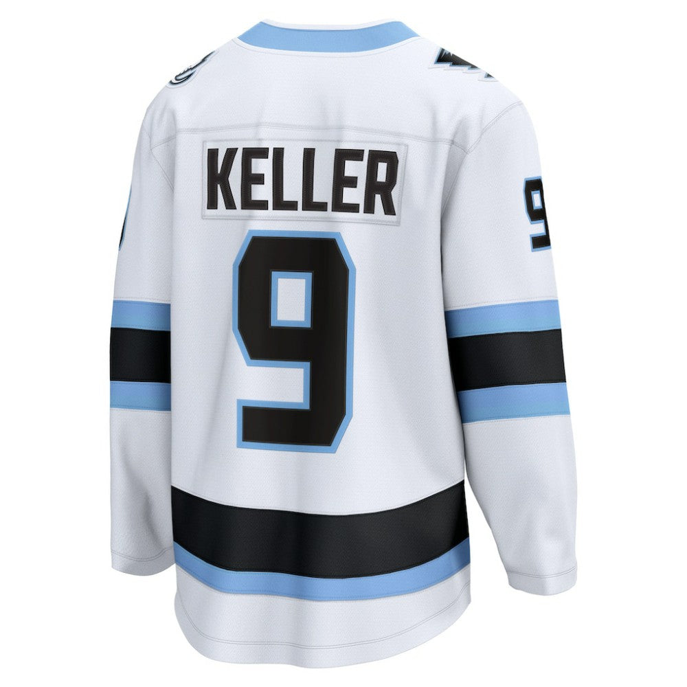 NHL Clayton Keller Utah Mammoth Fanatics Away Breakaway Player Jersey - White
