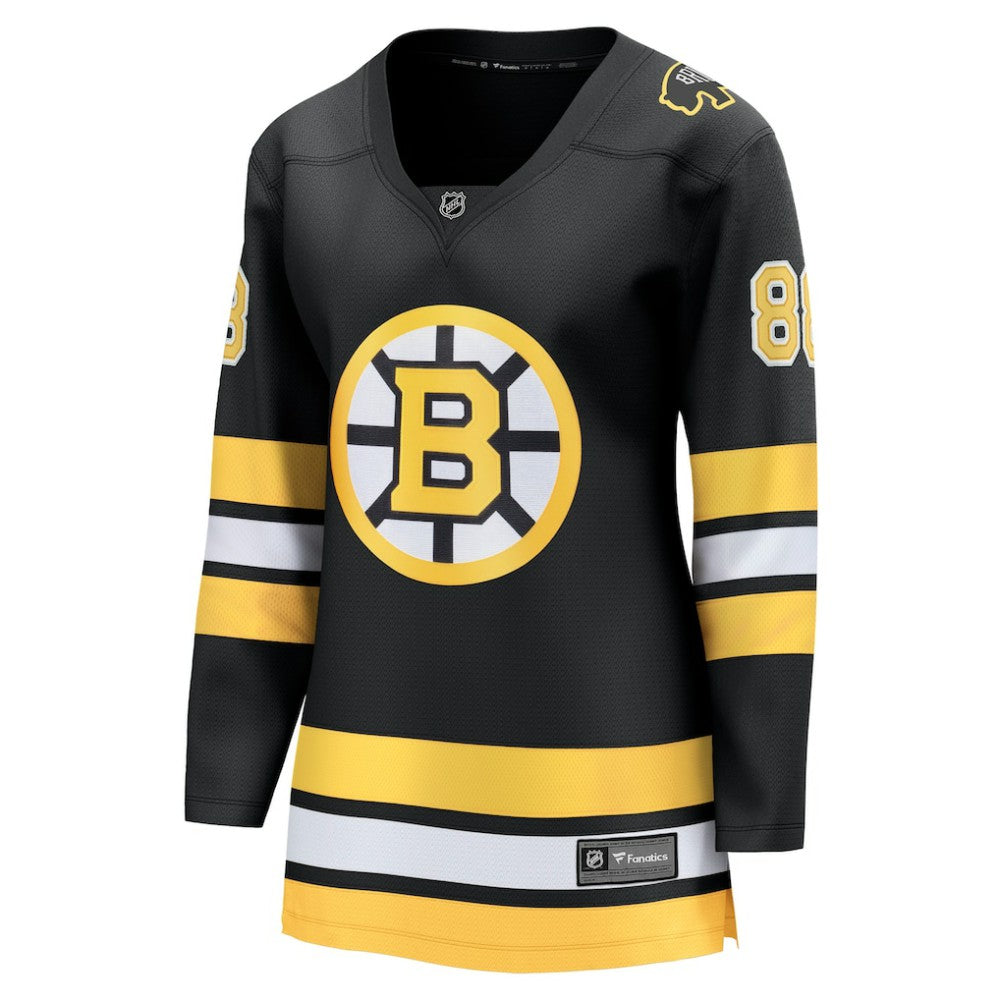 NHL David Pastrnak Boston Bruins Fanatics Women's Home Breakaway Player Jersey - Black