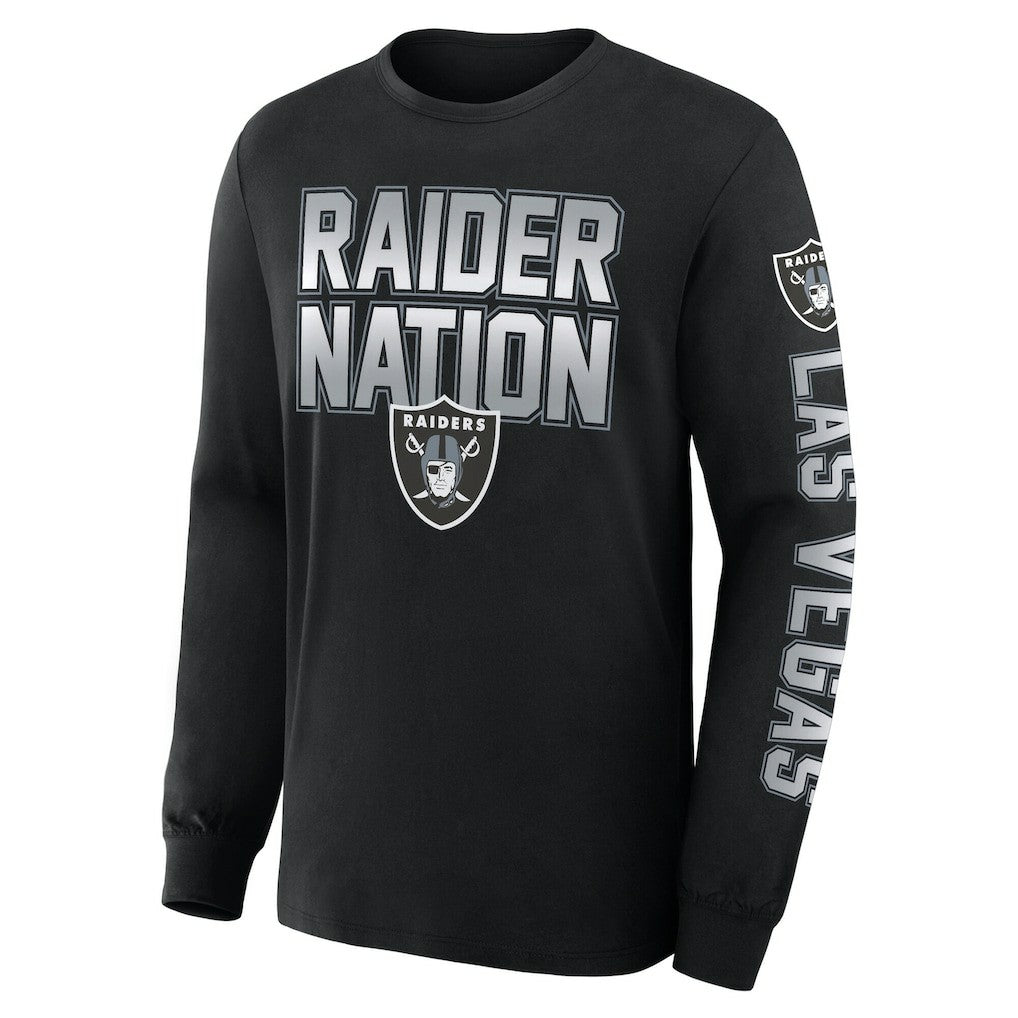 Las Vegas Raiders Hometown Sweep Legacy Long Sleeve T-Shirt Black